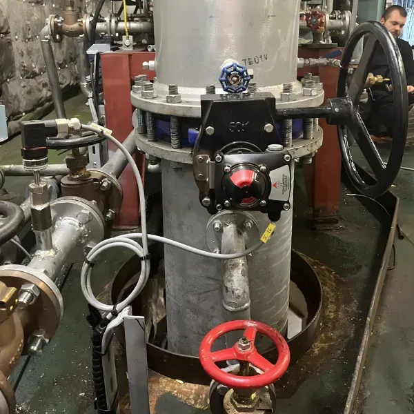 BWTS valve and piping connections installed onboard a vessel